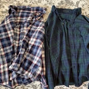 2 Brandy Melville flannels